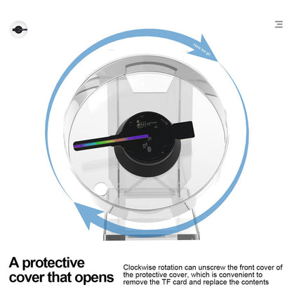 Hologram Fan Projector