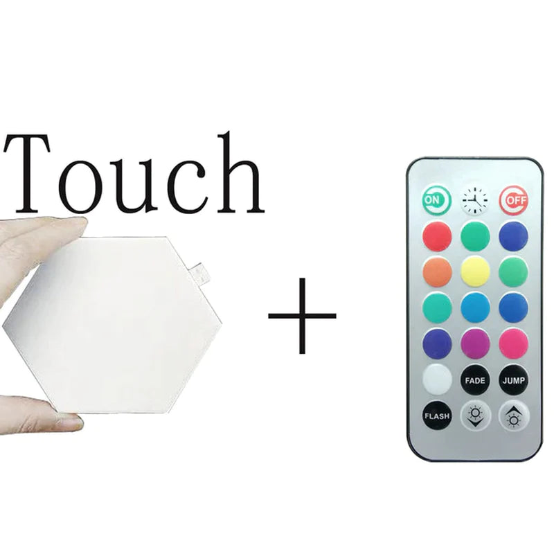 Cool LED Hexagonal Night Light for Home