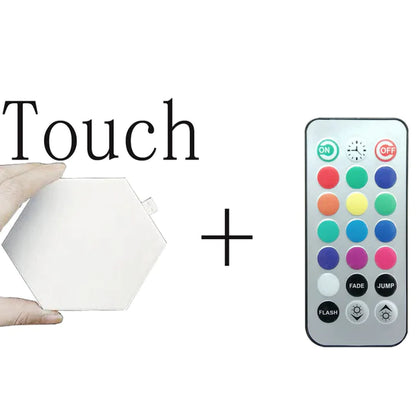 Cool LED Hexagonal Night Light for Home