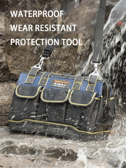  Waterproof Tool Bag Adjustable Shoulder Strap Collapsible Wear-Resistant 