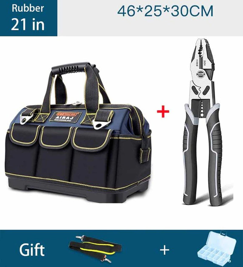  Waterproof Tool Bag Adjustable Shoulder Strap Collapsible Wear-Resistant 