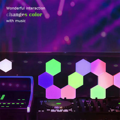 Cool LED Hexagonal Night Light for Home