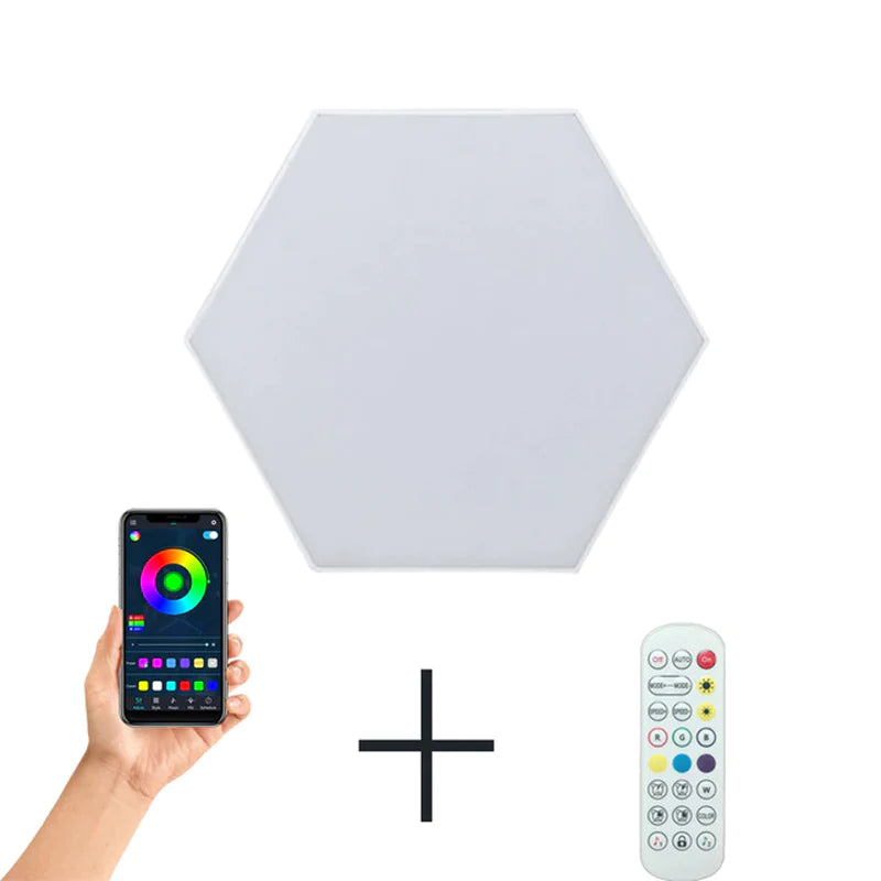 Cool LED Hexagonal Night Light for Home