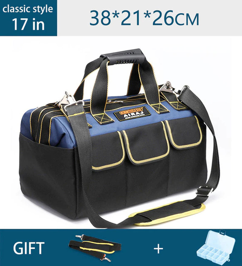  Waterproof Tool Bag Adjustable Shoulder Strap Collapsible Wear-Resistant 