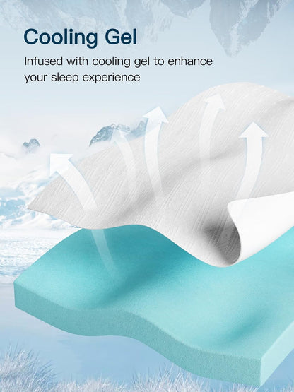Memory Foam Mattress Topper Queen Size Mattress (60X80 Inch)