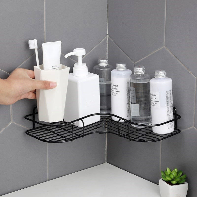 Corner Frame Iron Shower Caddy Storage Rack for Bathroom Accessories