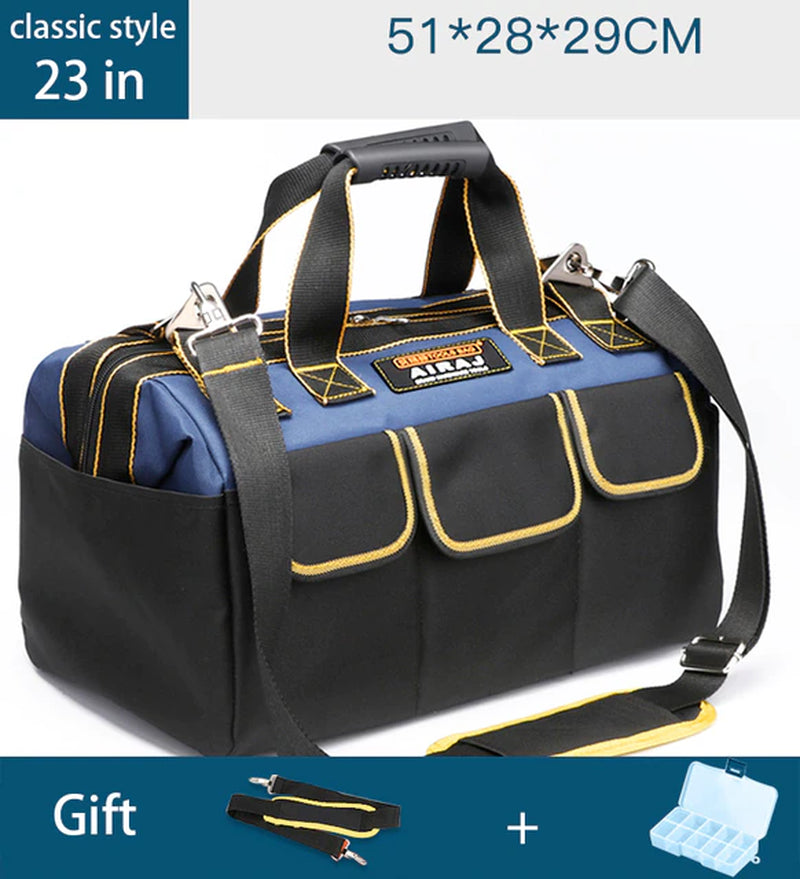  Waterproof Tool Bag Adjustable Shoulder Strap Collapsible Wear-Resistant 